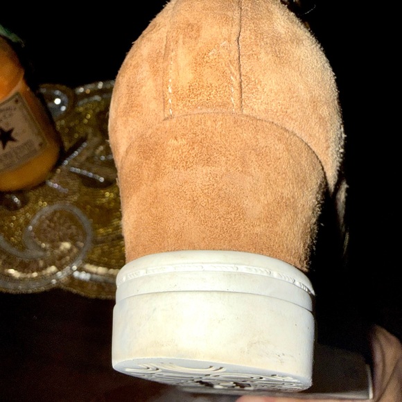 L.Paolo - Tan Suede Ankle Boots Size 8.5M - Picture 8 of 12